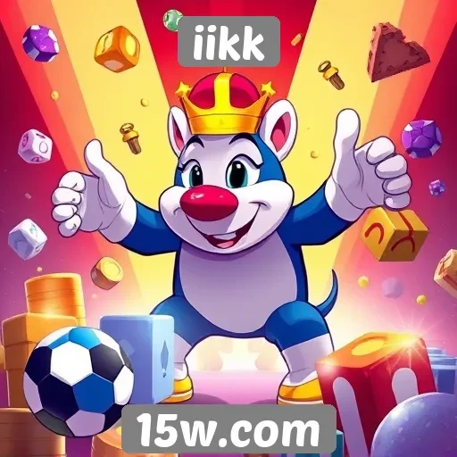 Explore a biblioteca diversificada de jogos no iikk